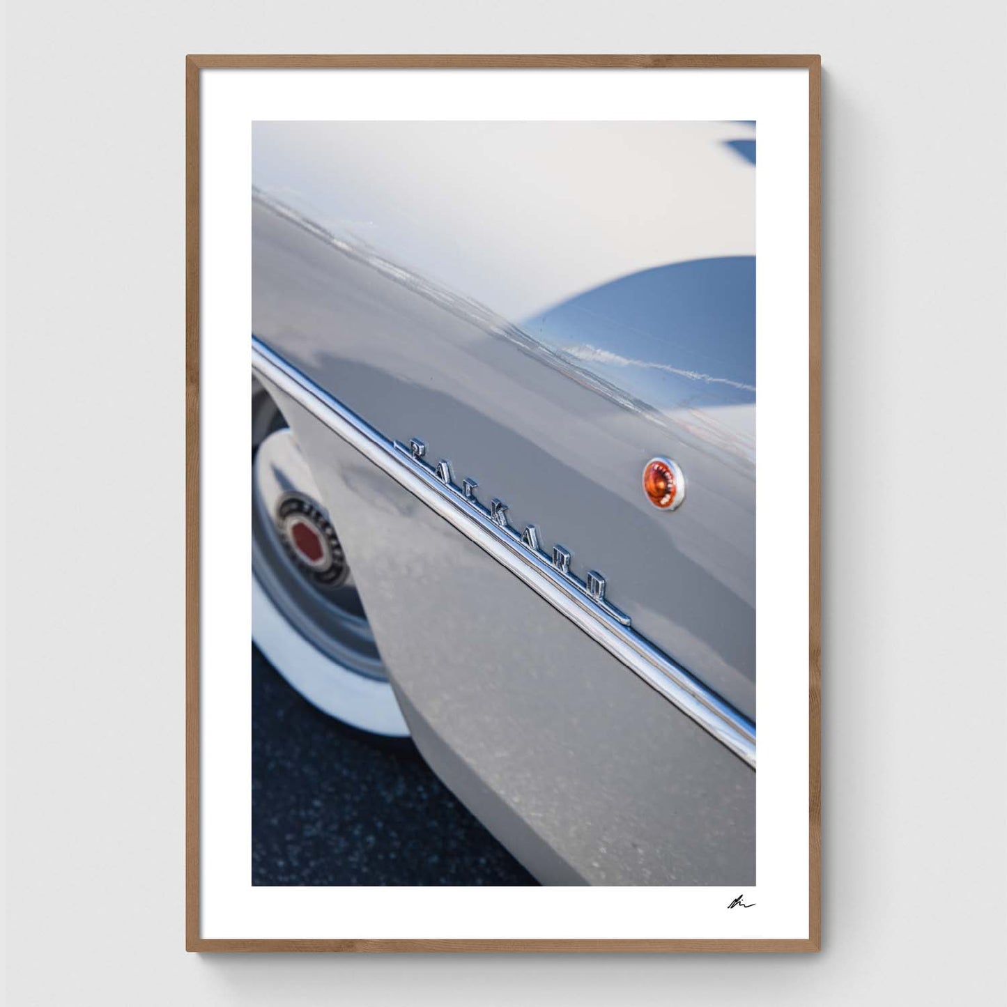 Grå Packard