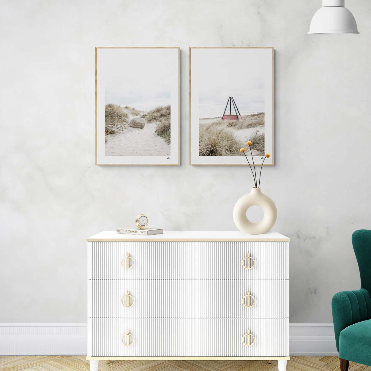 Plakatsæt: Strand duo