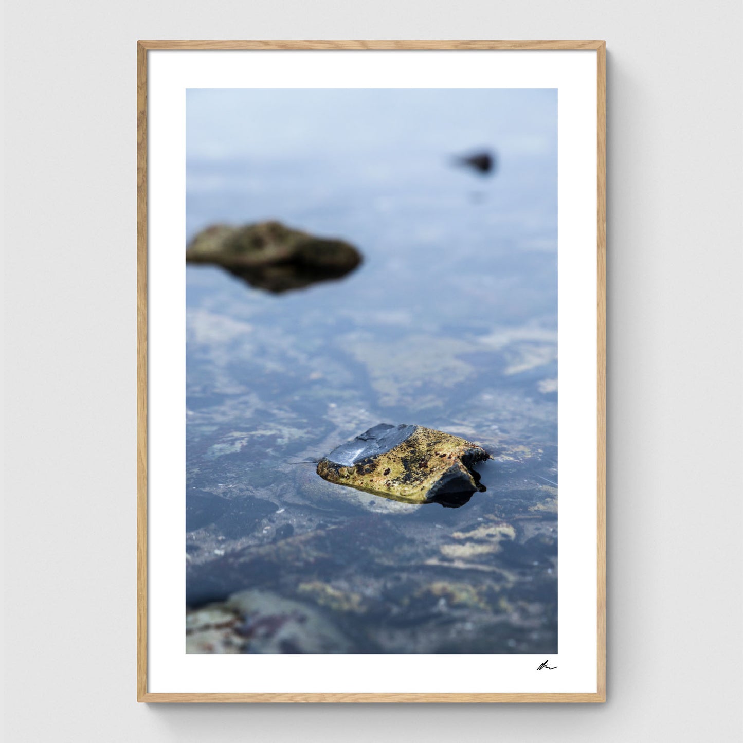 Stone in the water