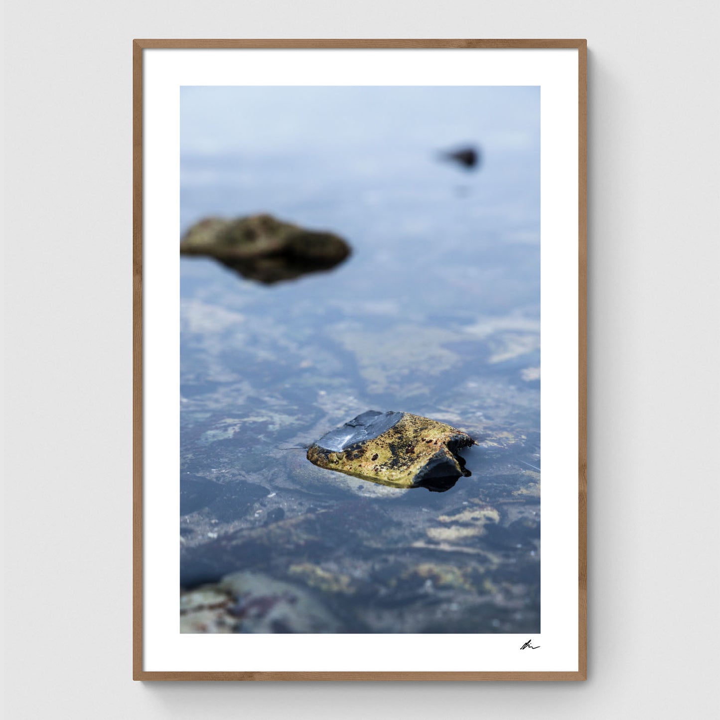 Stone in the water