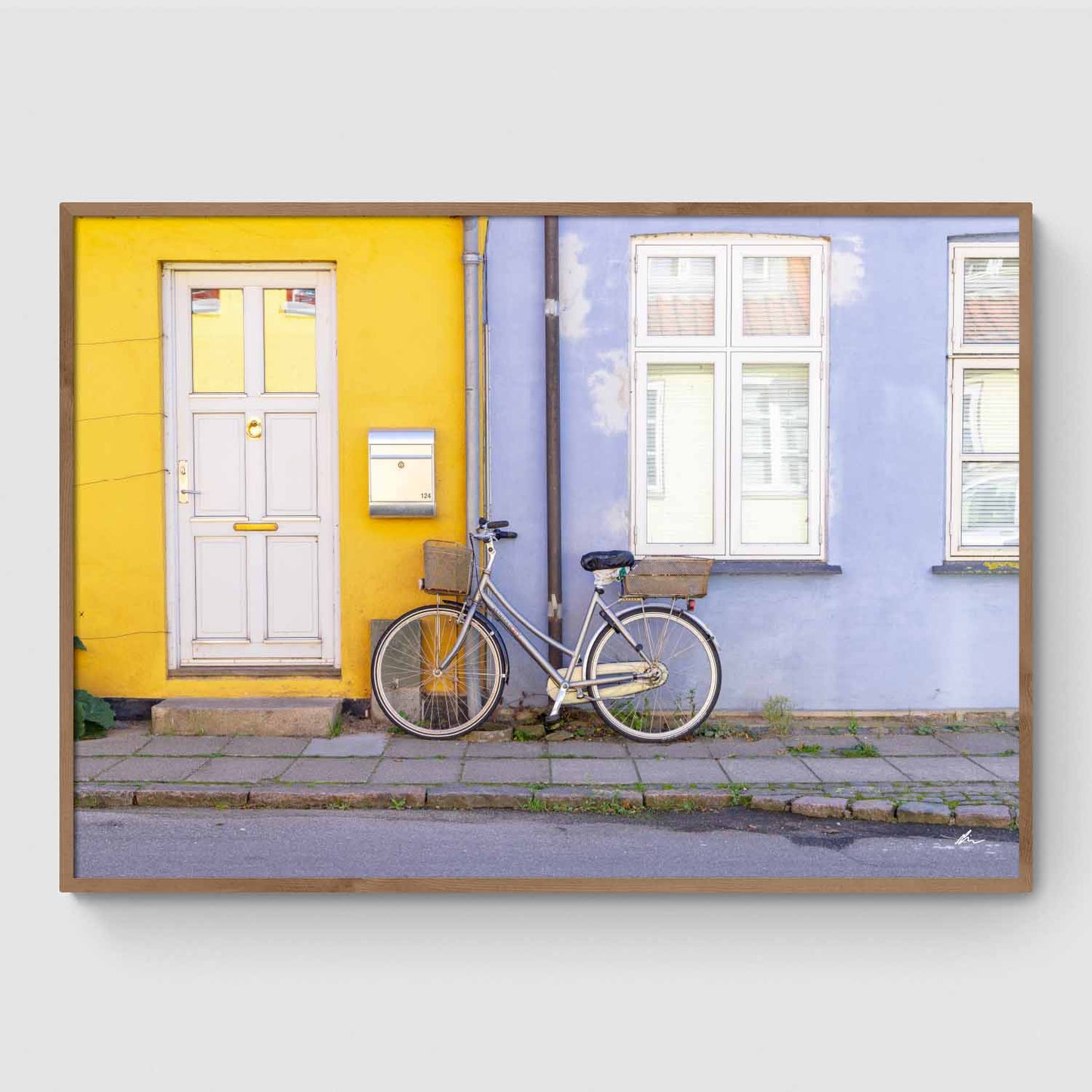 Cykel langs huse I
