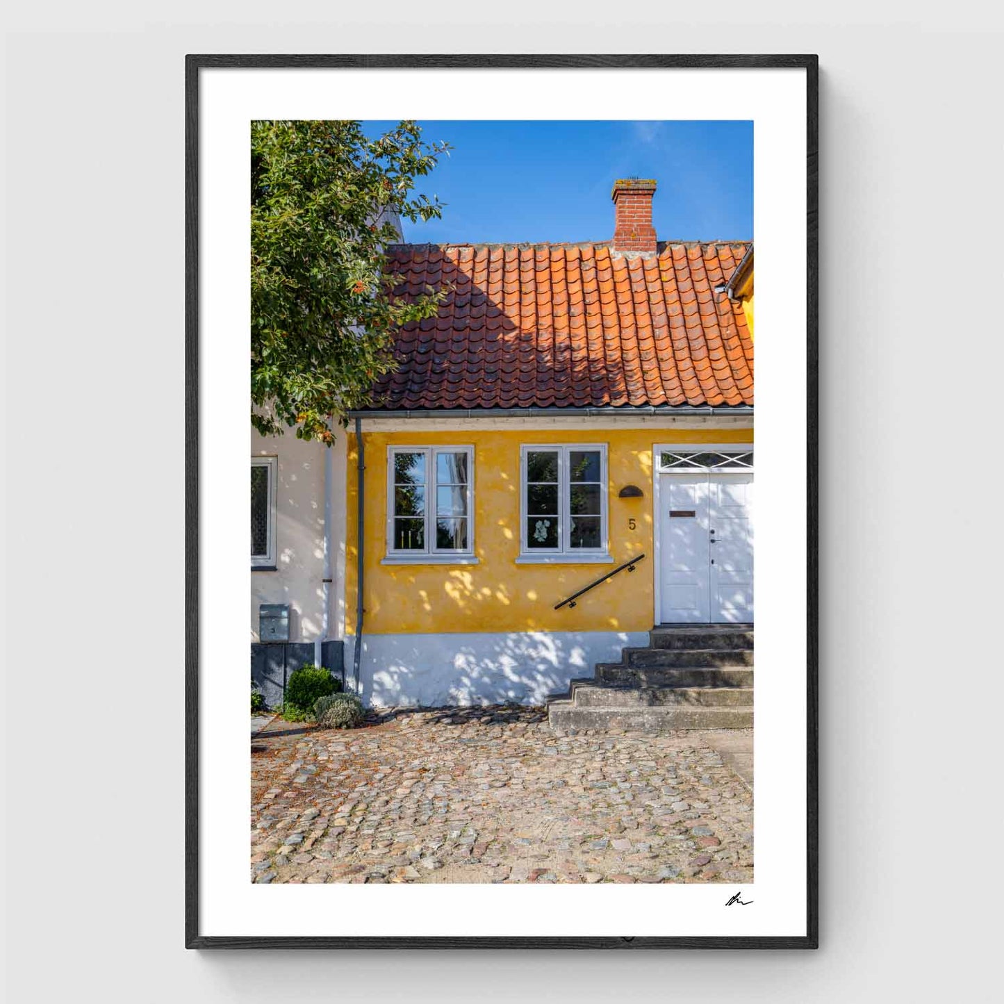 Gult hus på Præstø Torv