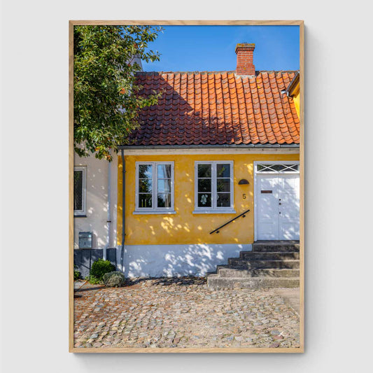 Gult hus på Præstø Torv