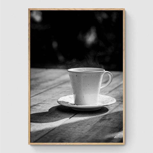 Kaffe på havebord